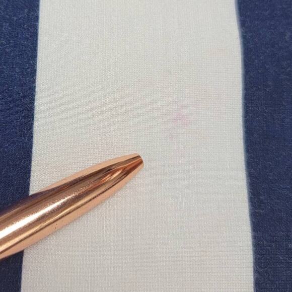 Lauren Ralph Lauren Top Medium Coastal Nautical Striped Bell Sleeve  607 *FLAW* - Picture 4 of 10